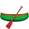 Canoe emoji on Apple